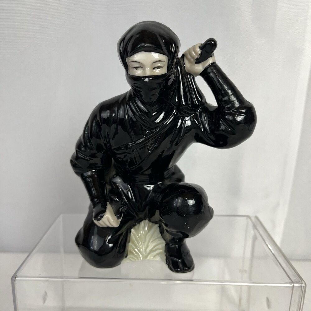 Vintage NINJA Figurine Japan Kato Kogel Ceramic Figure Asia